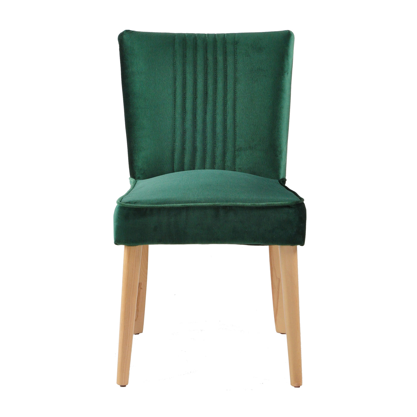 Capri Velvet Fan Back Dining Room Chair