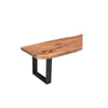 Elements Live-Edge Dining Bench—Small