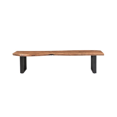 Elements Live-Edge Dining Bench—Large