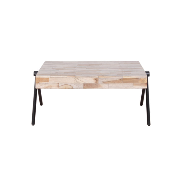 Taula Wood Coffee Table in Natural Finish—Small