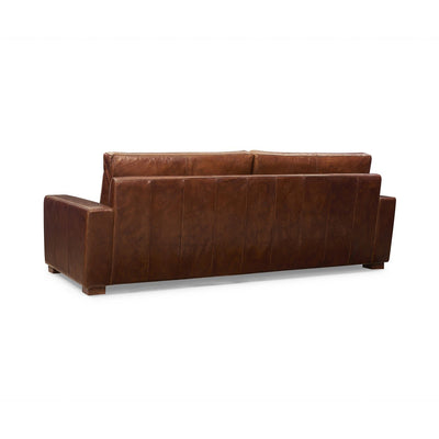 Cigar 3-Seater Leather Sofa