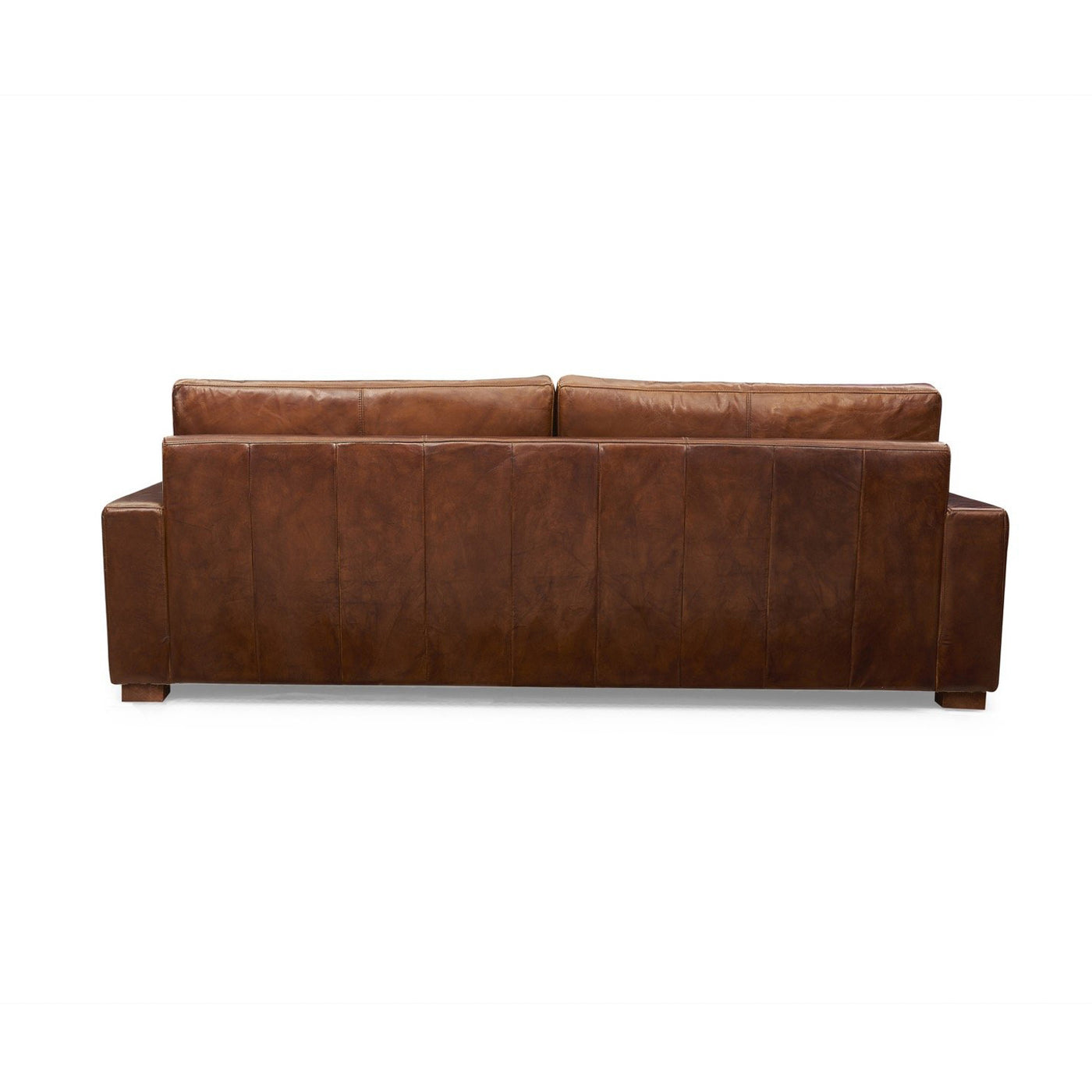 Cigar 3-Seater Leather Sofa