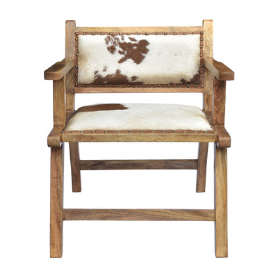 Lela Cowhide Armchair