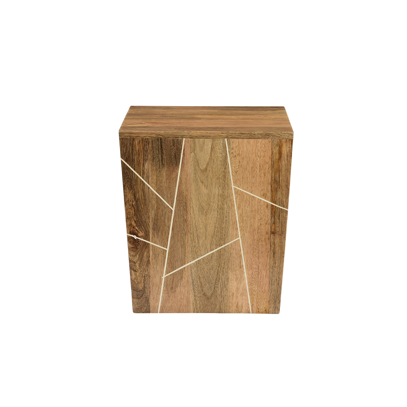 Mosaic Stool in Natural Finish