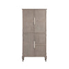 Grace 4-Door Armoire in Grey Finish