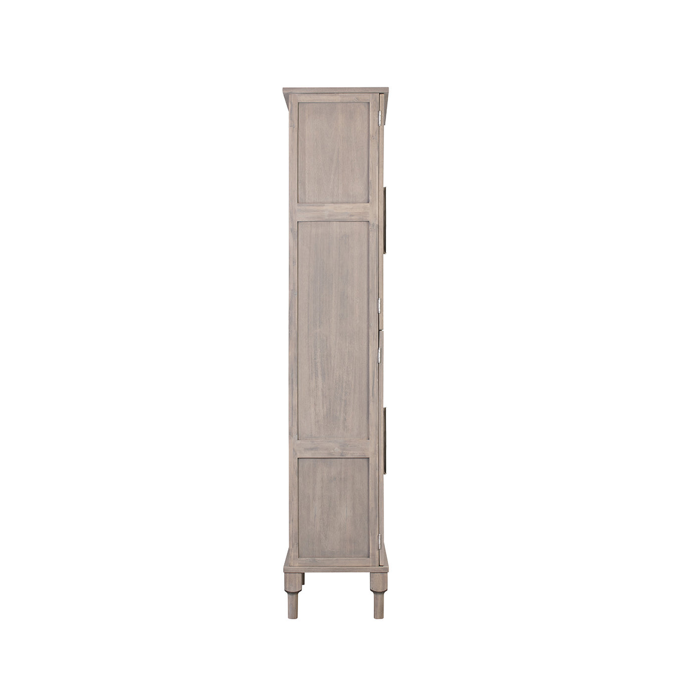 Grace 4-Door Armoire in Grey Finish