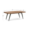 Dixon 8-Seat Dining Table in Natural Finish