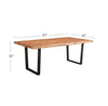 Elements 8-Seat Live Edge Dining Table