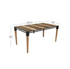 Medley 6-Seat Dining Table in Multi-tone