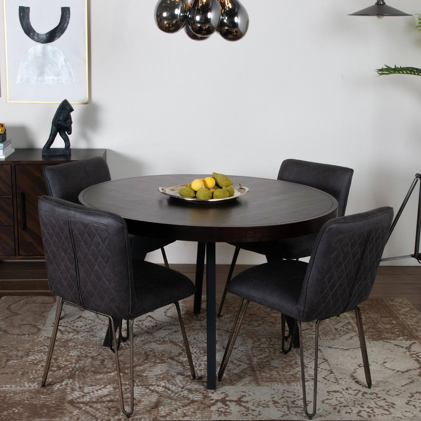 Avalon 6-Seat Round Dining Table—Small