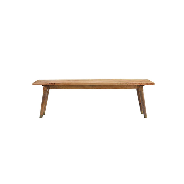 Clio Dining Bench in Light Honey Finish—Small