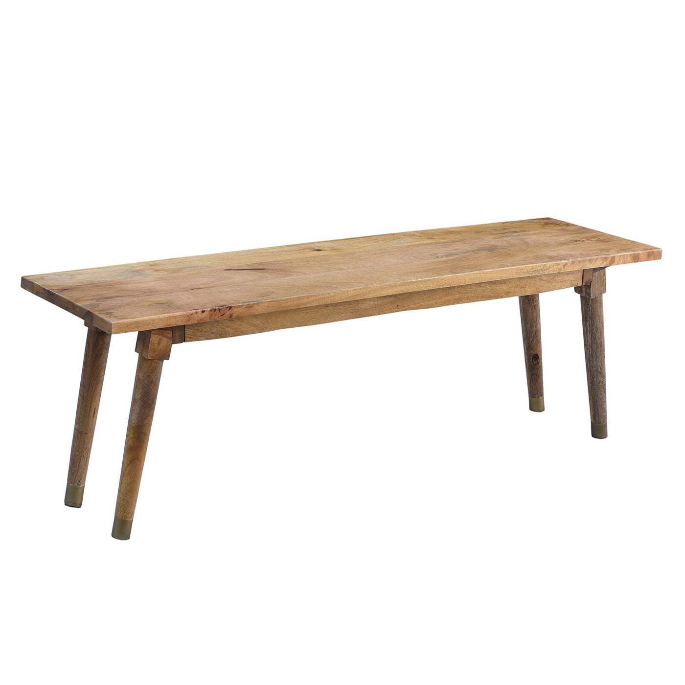 Clio Dining Bench in Light Honey Finish—Small