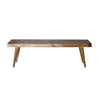 Bois et Cuir's Hart Series Dining Bench in Light Honey Finish—Small