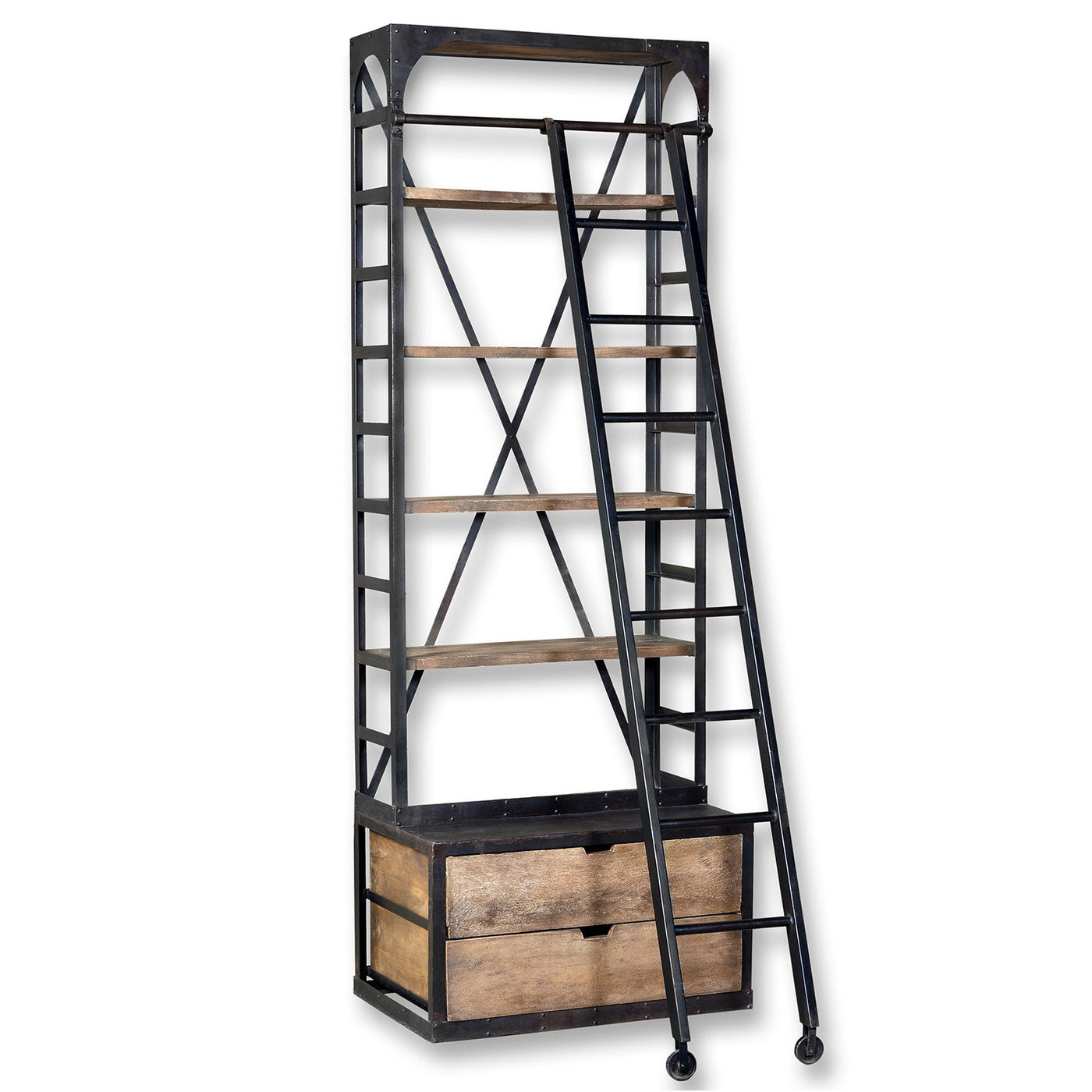 Industrial Single Hutch with Ladder