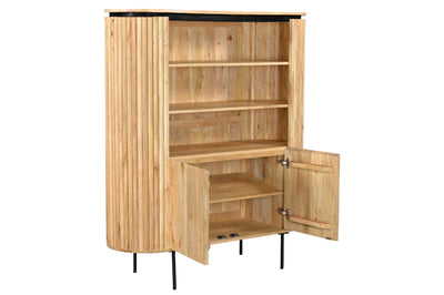 Lunas Wide Bookshelf in Mango Wood