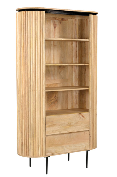 Lunas Narrow Bookshelf in Mango Wood