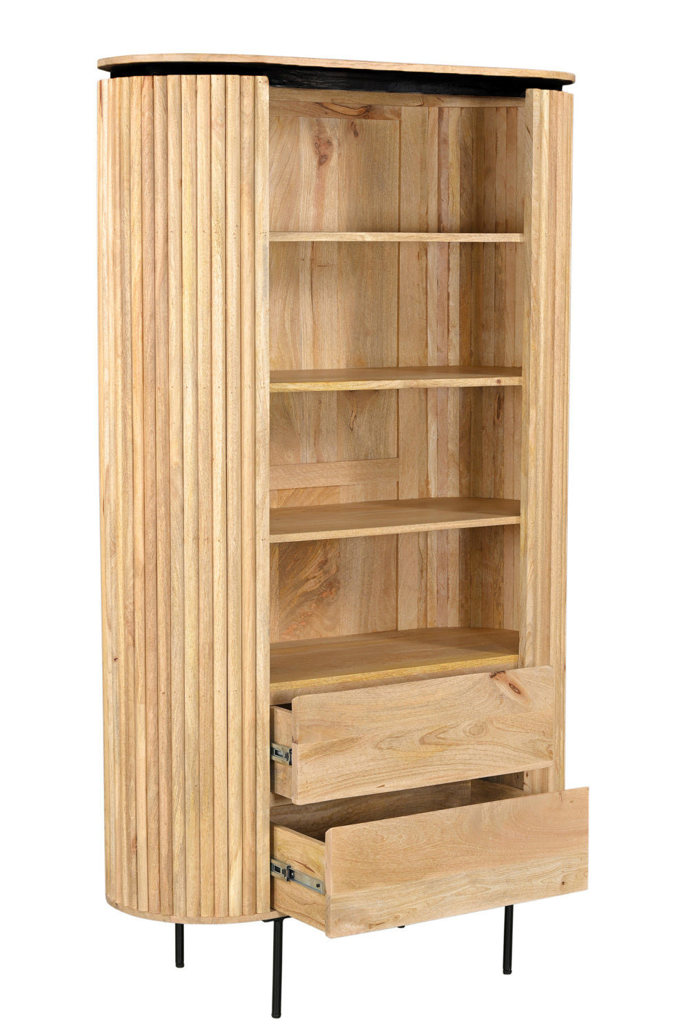 Lunas Narrow Bookshelf in Mango Wood