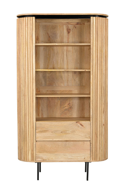 Lunas Narrow Bookshelf in Mango Wood