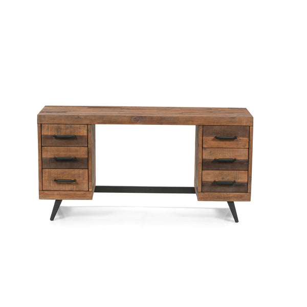 Dixon Wooden Desk in Natural Finish