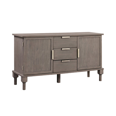 Grace 3-Drawer Dining Room Buffet in Grey Finish