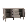 Grace 3-Drawer Dining Room Buffet in Grey Finish