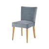 Capri Velvet Fan Back Dining Room Chair