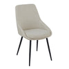 Mia Dining Chair in Beige Fabric