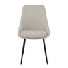 Mia Dining Chair in Beige Fabric