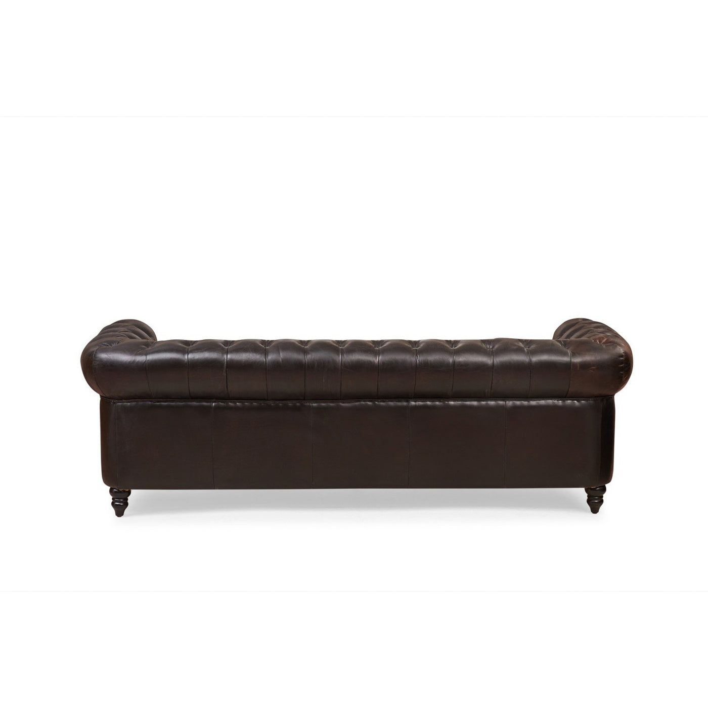 Vintage 3-Seater Leather Chesterfield Sofa