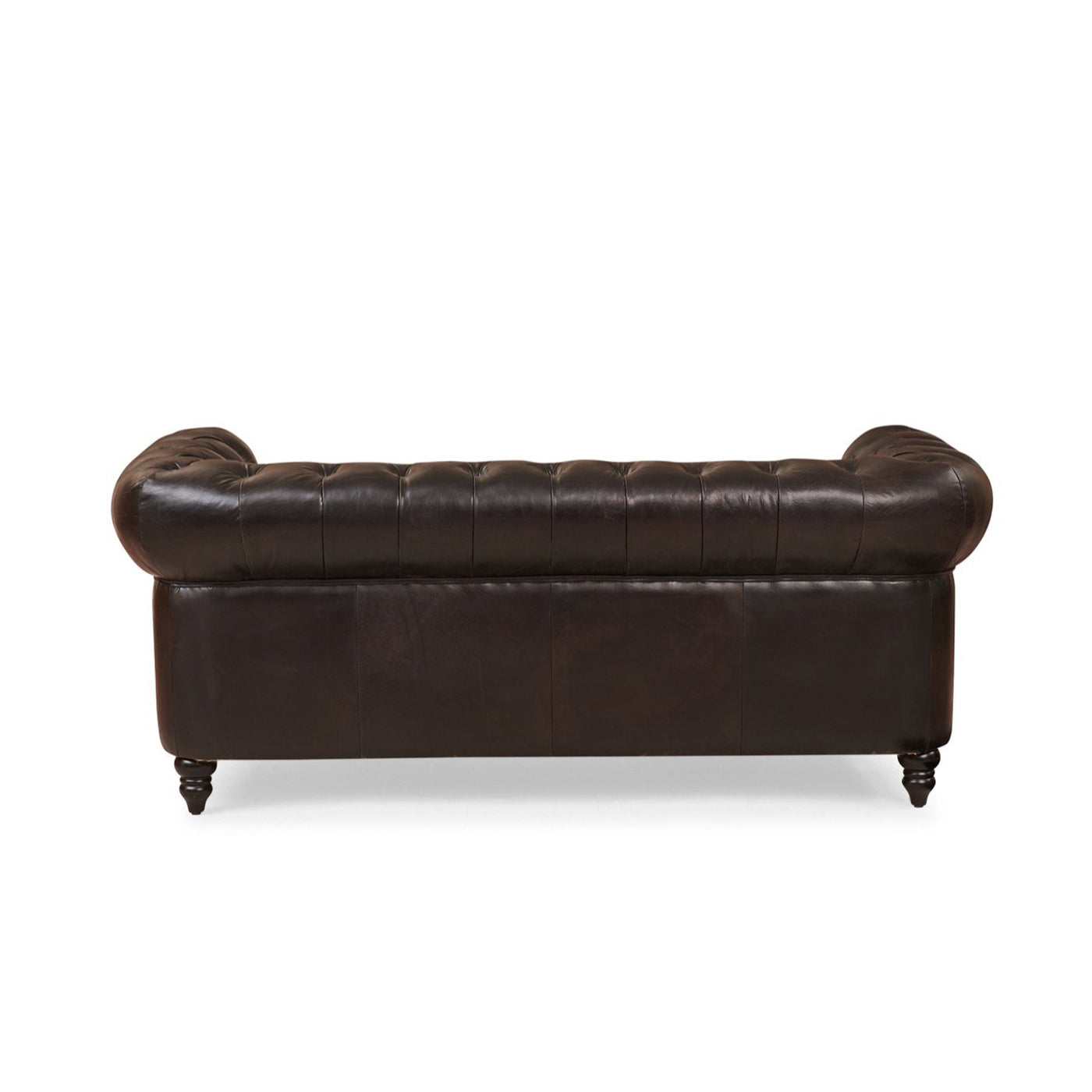 Vintage 2-Seater Leather Chesterfield Sofa