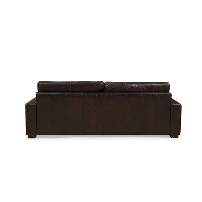 Cigar 3-Seater Leather Sofa