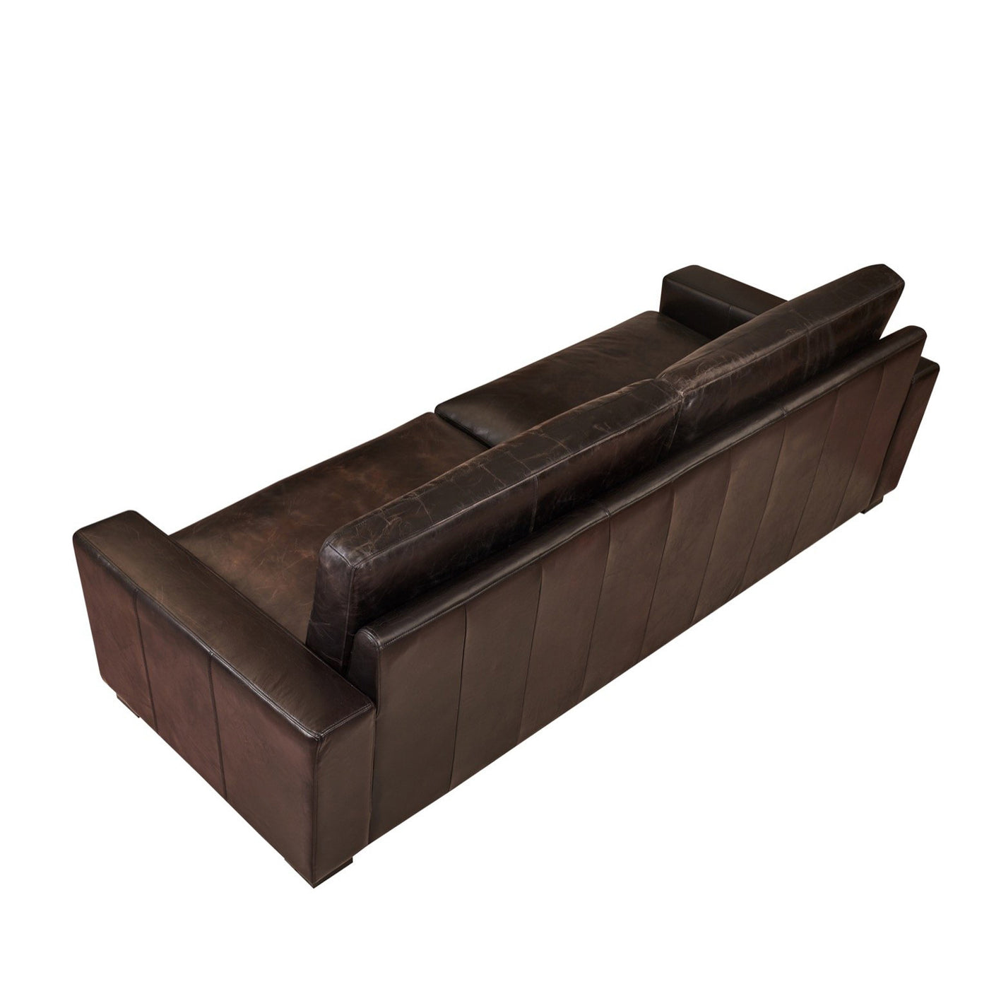 Cigar 3-Seater Leather Sofa