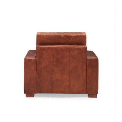 Cigar Single-Seat Leather Sofa