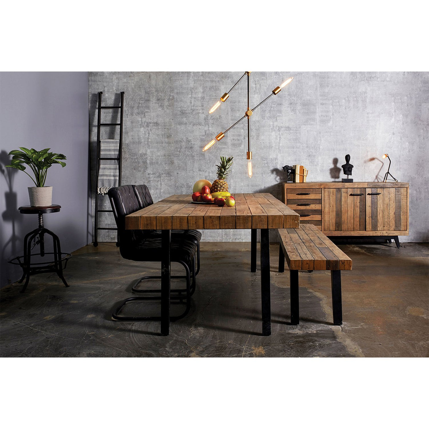 Dixon 8-Seat Dining Table in Natural Finish