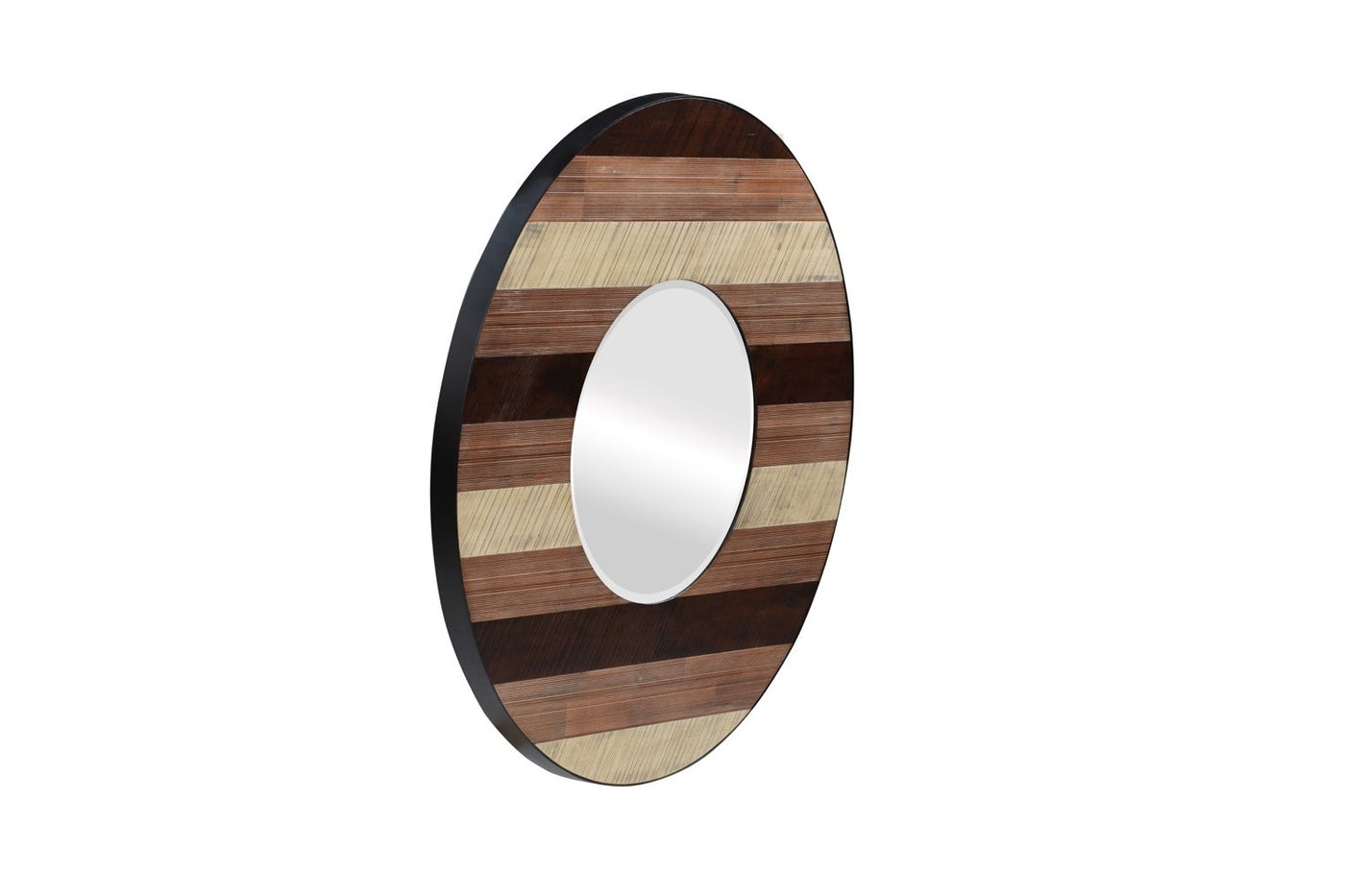 Medley Wall Mirror in Multi-tone Natural Finish