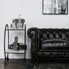 Vintage 3-Seater Leather Chesterfield Sofa