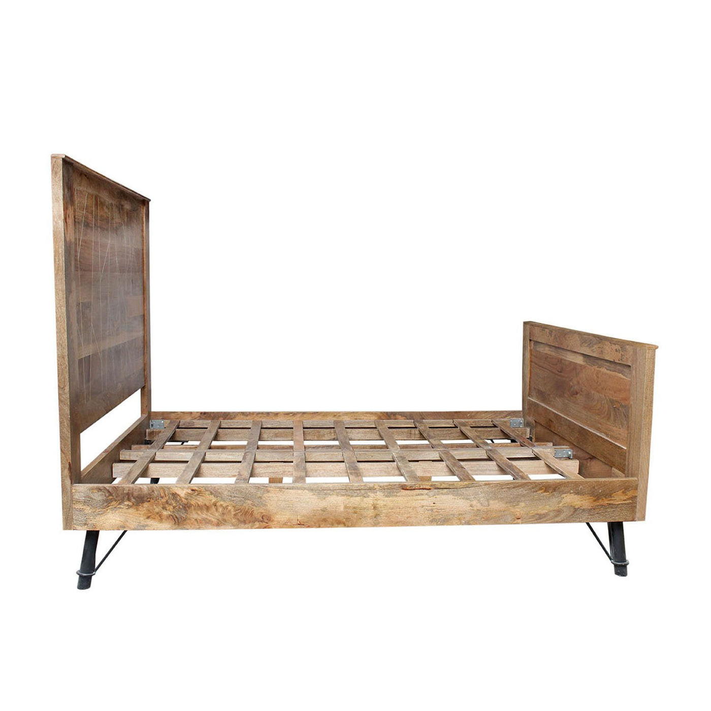 Mosaic Bed Frame in Natural Finish