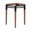 Bois et Cuir's Medley Series End Table in Multi-Tone Natural Finish