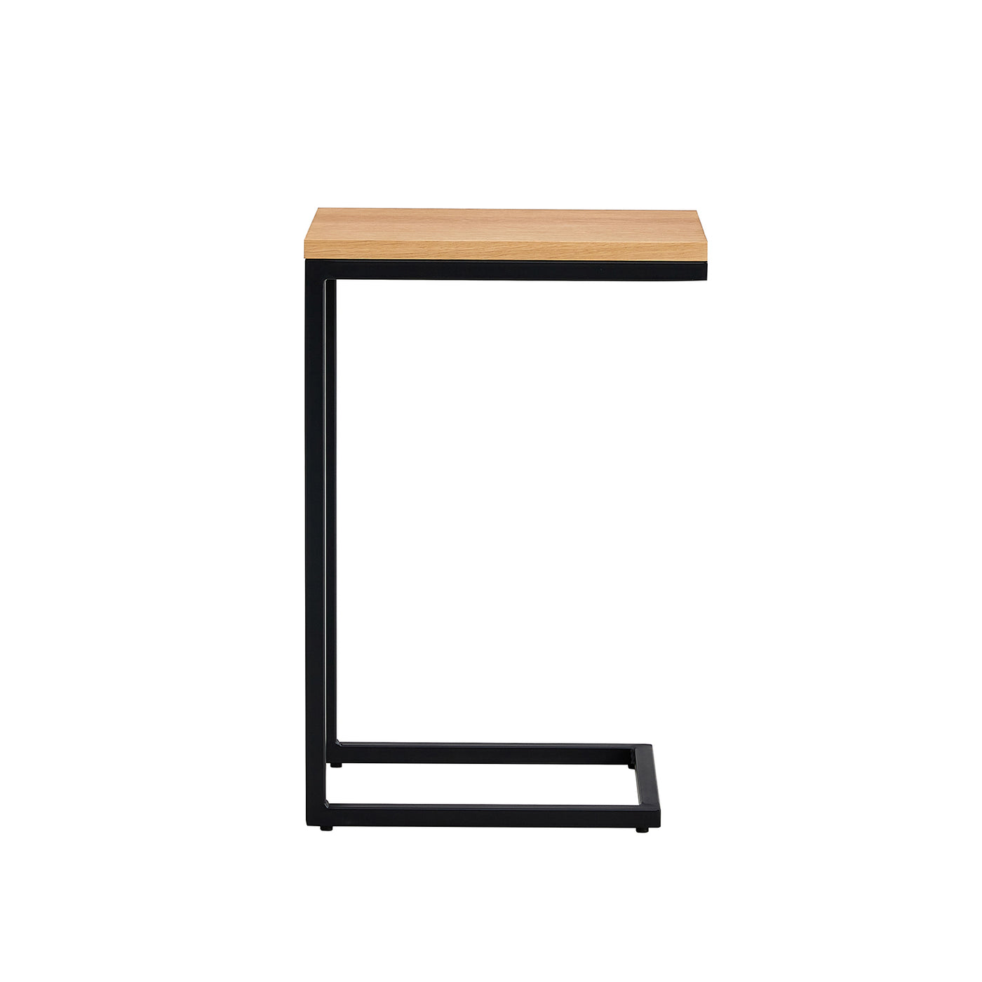 Sole c-side Table in Oak & Metal