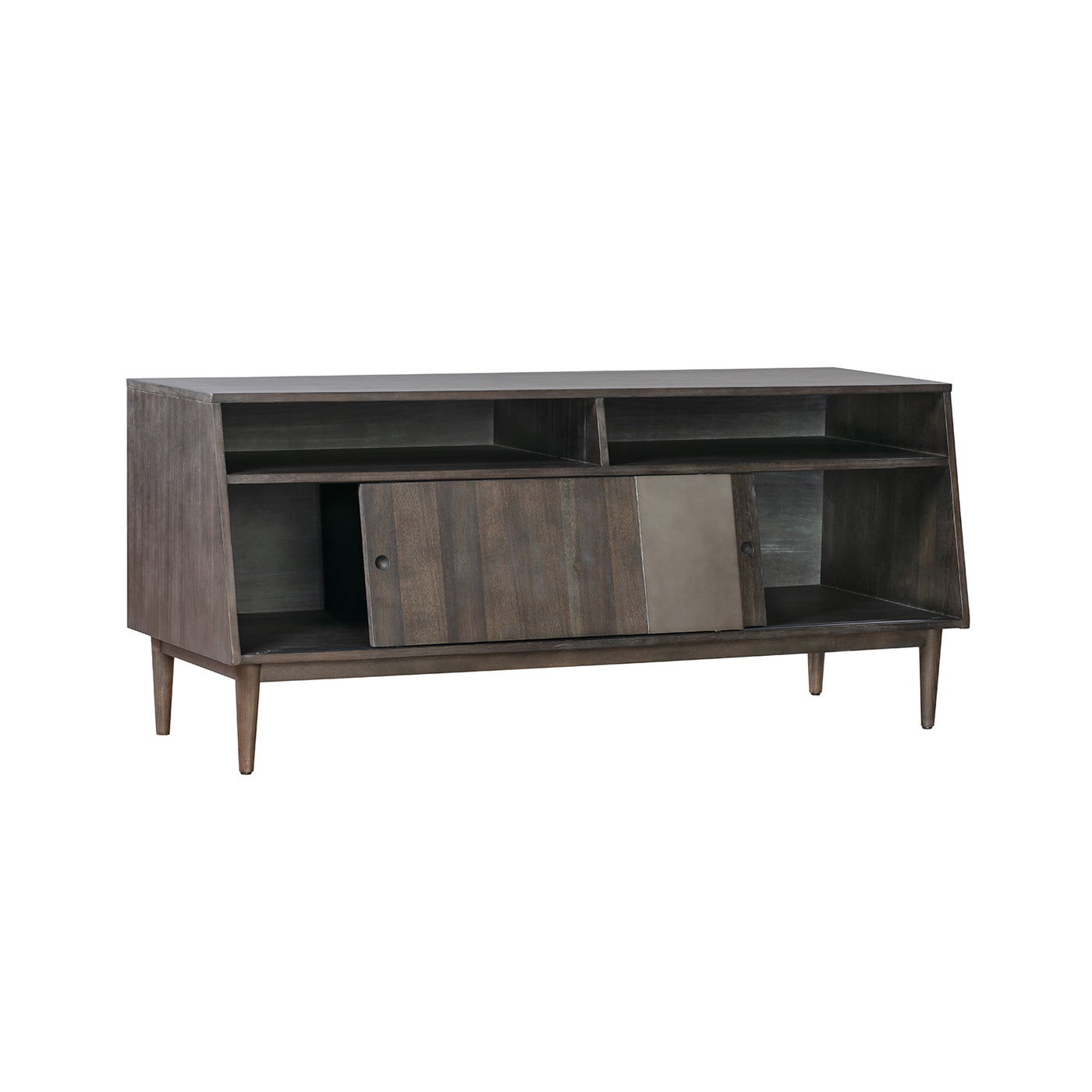 Odd Chic Home Media Unit in Dark Acacia