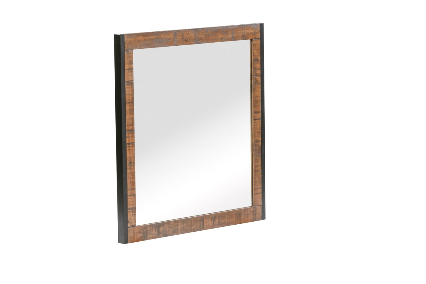 Dixon Wood-Framed Wall Mirror in Natural Finish