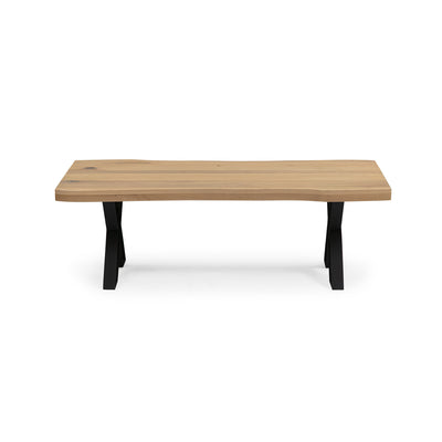 Titan Wood Coffee Table w/Engineered Live-Edge