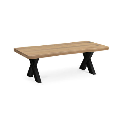 Titan Wood Coffee Table w/Engineered Live-Edge