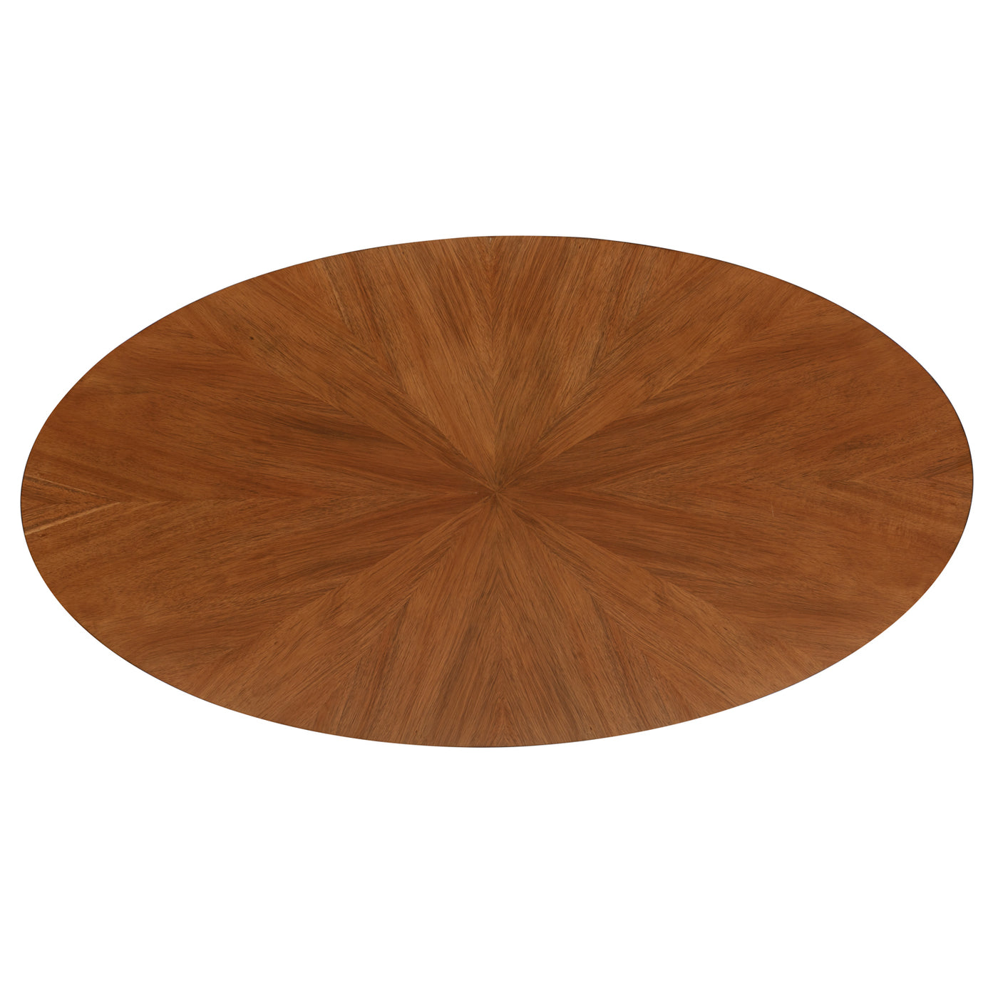 Isla Oval Coffee Table in Almond Finish