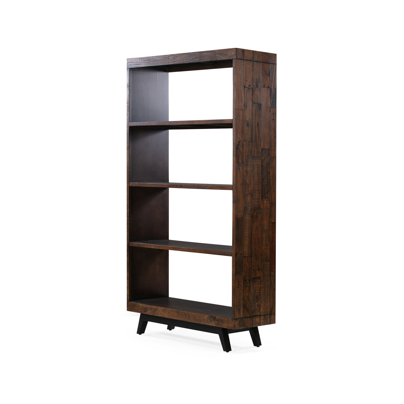 Dixon 3-Shelf Bookcase in Natural Finish