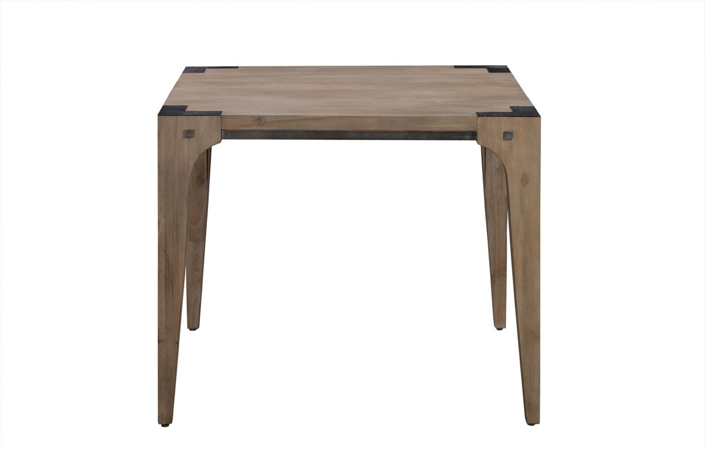 Iman Square Dining Table in Light Brown Finish