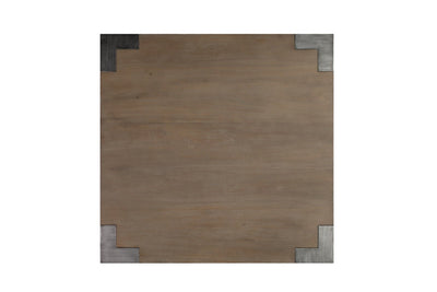 Iman Square Dining Table in Light Brown Finish