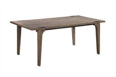 Iman Mid-Sized Dining Table in Light Brown Acacia