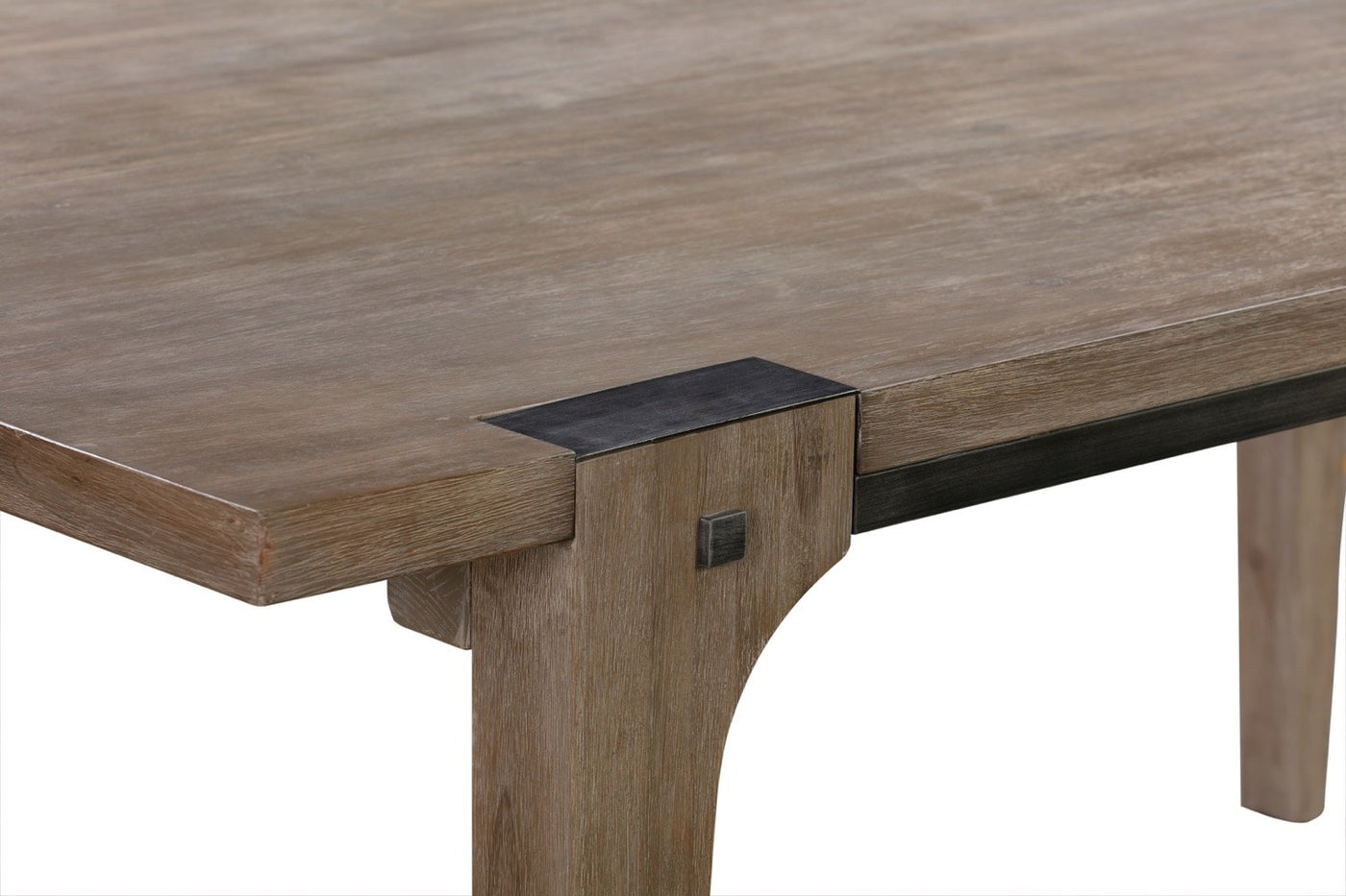 Iman Small Dining Table in Light Brown Finish