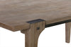 Iman Small Dining Table in Light Brown Finish